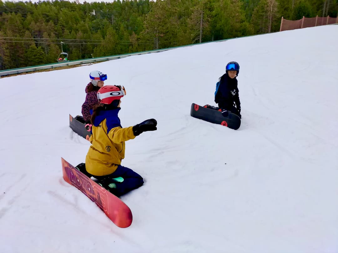 Clases particulares de snowboard